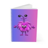 Spiral Notebook featuring Tig the Fluff Bug