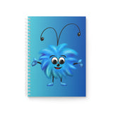 Spiral Notebook featuring Biz the Fluff Bug