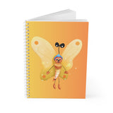 Spiral Notebook featuring Jak the Fluff Bug