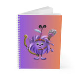 Spiral Notebook featuring Lia the Fluff Bug