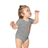 Combed Cotton Baby Bodysuit - Meeko