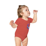 Combed Cotton Baby Bodysuit - Scar