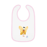 Jak Baby Contrast Trim Jersey Bib