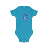 Combed Cotton Baby Bodysuit - Scar