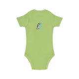 Combed Cotton Baby Bodysuit - Baxterblu