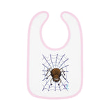 Web Baby Contrast Trim Jersey Bib