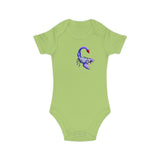 Combed Cotton Baby Bodysuit - Scar