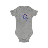 Combed Cotton Baby Bodysuit - Scar