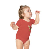 Combed Cotton Baby Bodysuit - Mina