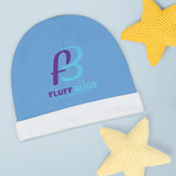 Baby Beanie (AOP) - Fluff Bugs blue