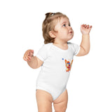 Combed Cotton Baby Bodysuit - Meeko