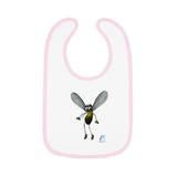 Mozzie Baby Contrast Trim Jersey Bib