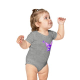 Combed Cotton Baby Bodysuit - Eugenie