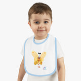 Jak Baby Contrast Trim Jersey Bib