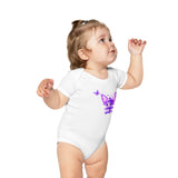 Combed Cotton Baby Bodysuit - Eugenie