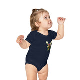 Combed Cotton Baby Bodysuit - Mina