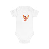 Combed Cotton Baby Bodysuit - Meeko