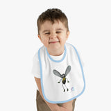 Mozzie Baby Contrast Trim Jersey Bib