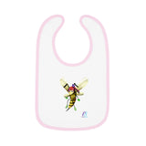 Mina Baby Contrast Trim Jersey Bib