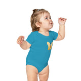 Combed Cotton Baby Bodysuit - Jak