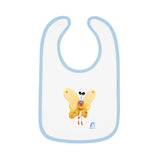 Jak Baby Contrast Trim Jersey Bib