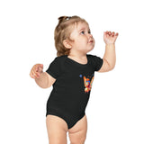 Combed Cotton Baby Bodysuit - Meeko