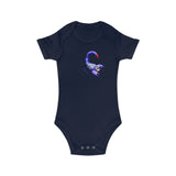 Combed Cotton Baby Bodysuit - Scar