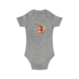 Combed Cotton Baby Bodysuit - Meeko