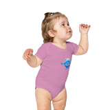 Combed Cotton Baby Bodysuit - Baxterblu