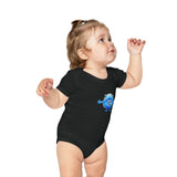 Combed Cotton Baby Bodysuit - Baxterblu