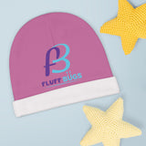 Baby Beanie (AOP) - Fluff Bugs pink