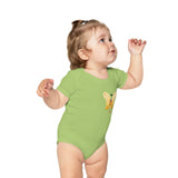 Combed Cotton Baby Bodysuit - Jak