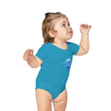 Combed Cotton Baby Bodysuit - Baxterblu