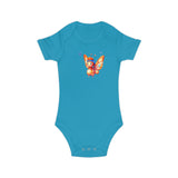 Combed Cotton Baby Bodysuit - Meeko