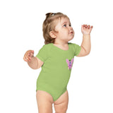 Combed Cotton Baby Bodysuit - Jemma
