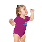 Combed Cotton Baby Bodysuit - Baxterblu